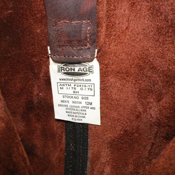 Men's Brown Leather Boots - Picture 8 of 9